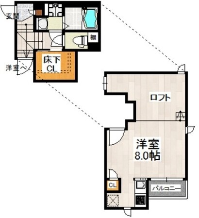 CB日進フォリアの物件間取画像